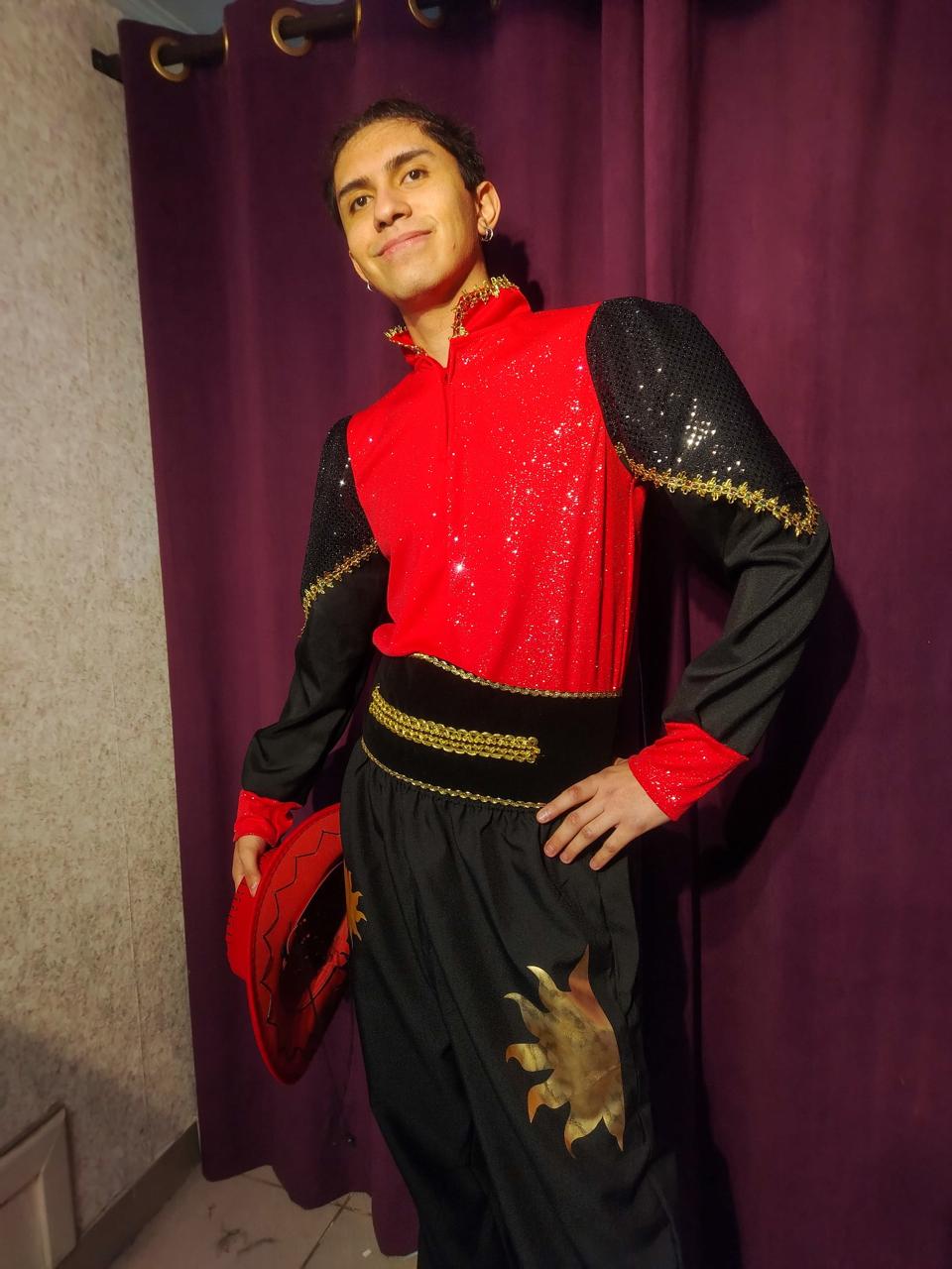 traje caporal rojo varón traje caporal rojo varón